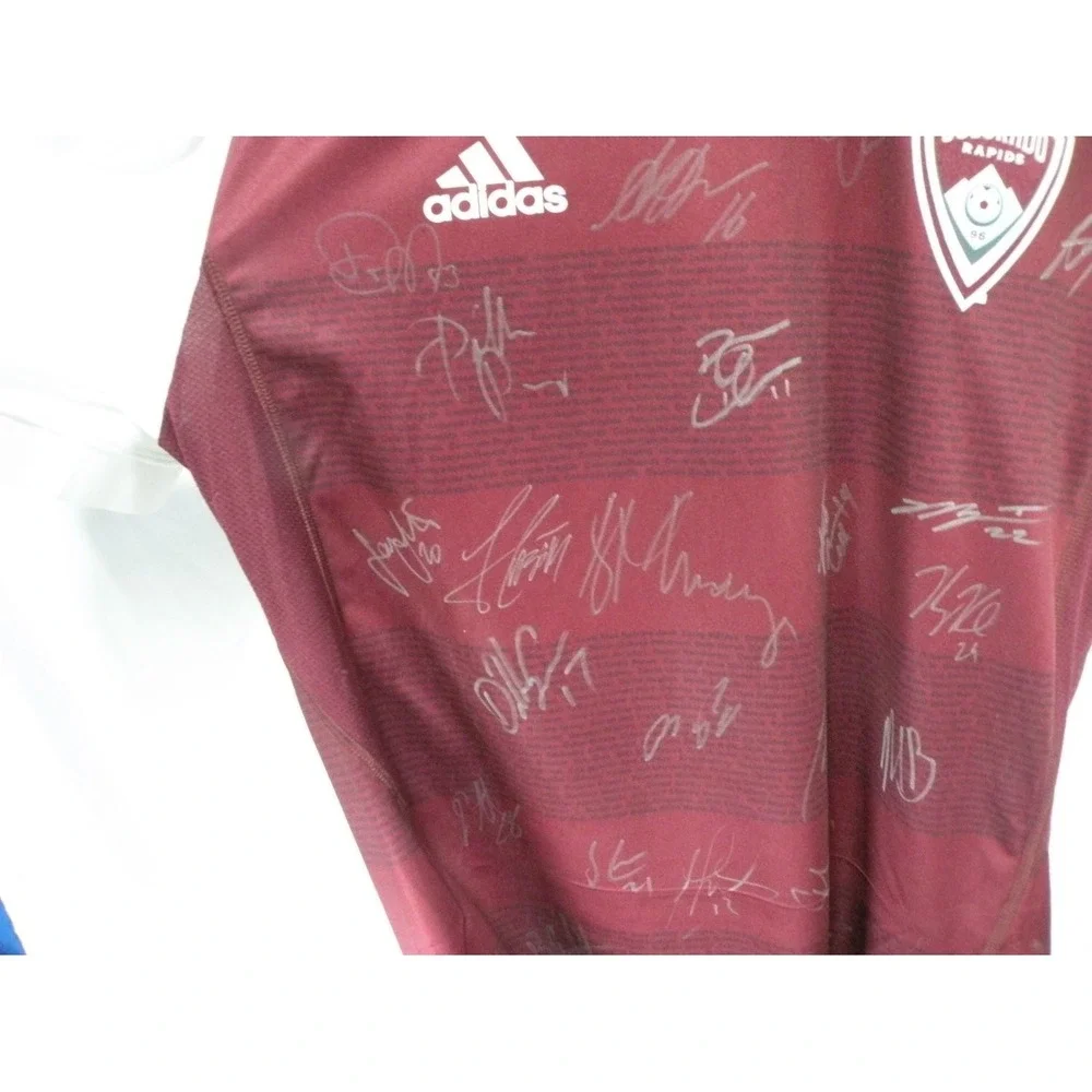 adidas Colorado Rapids Mls Soccer Jersey Mens M Autographed Signed 5280 NWT